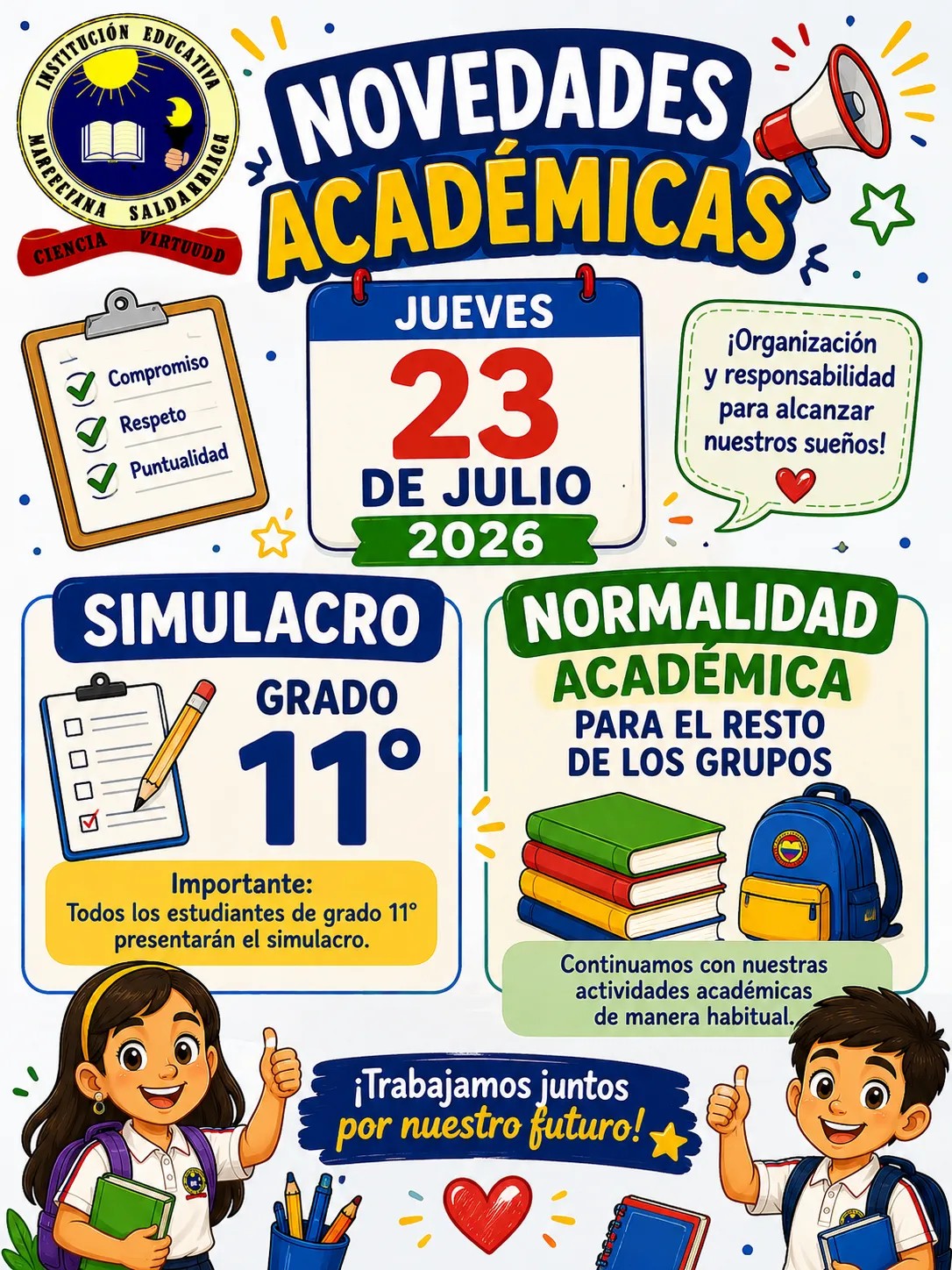 Novedades jueves 23 de julio